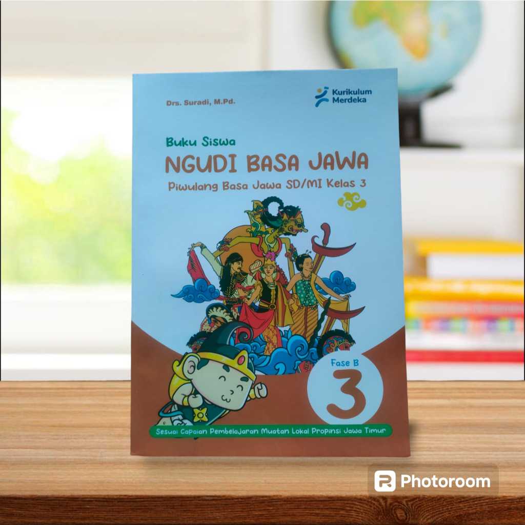 หนังสือ LOKAL Java Basai (East Java) เนื้อหาท้องถิ่นสําหรับหลักสูตรอิสระชั้นประถมศึกษาและชั้น 6