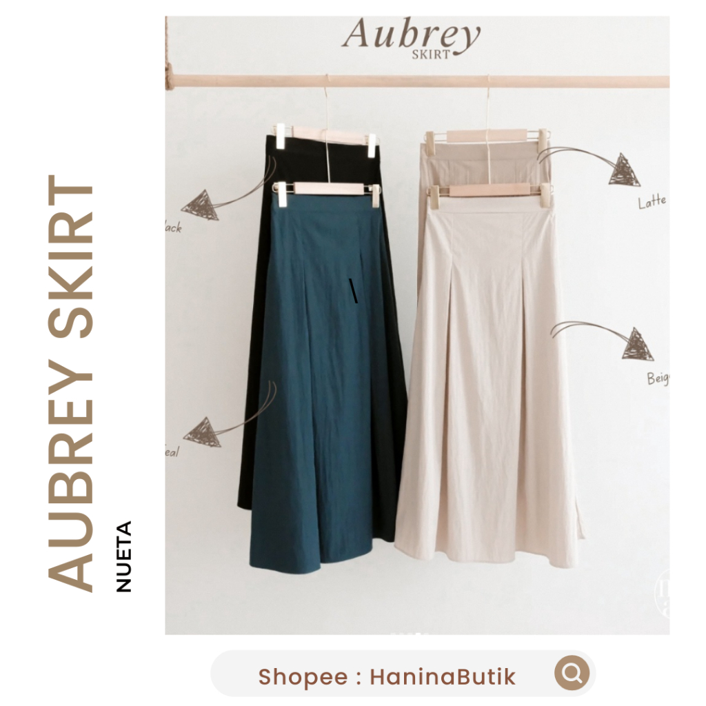 (READY TO SHIP) AUBREY SKIRT WOMENS SKIRT โดย NUETA | AUBREY SKIRT NUETA
