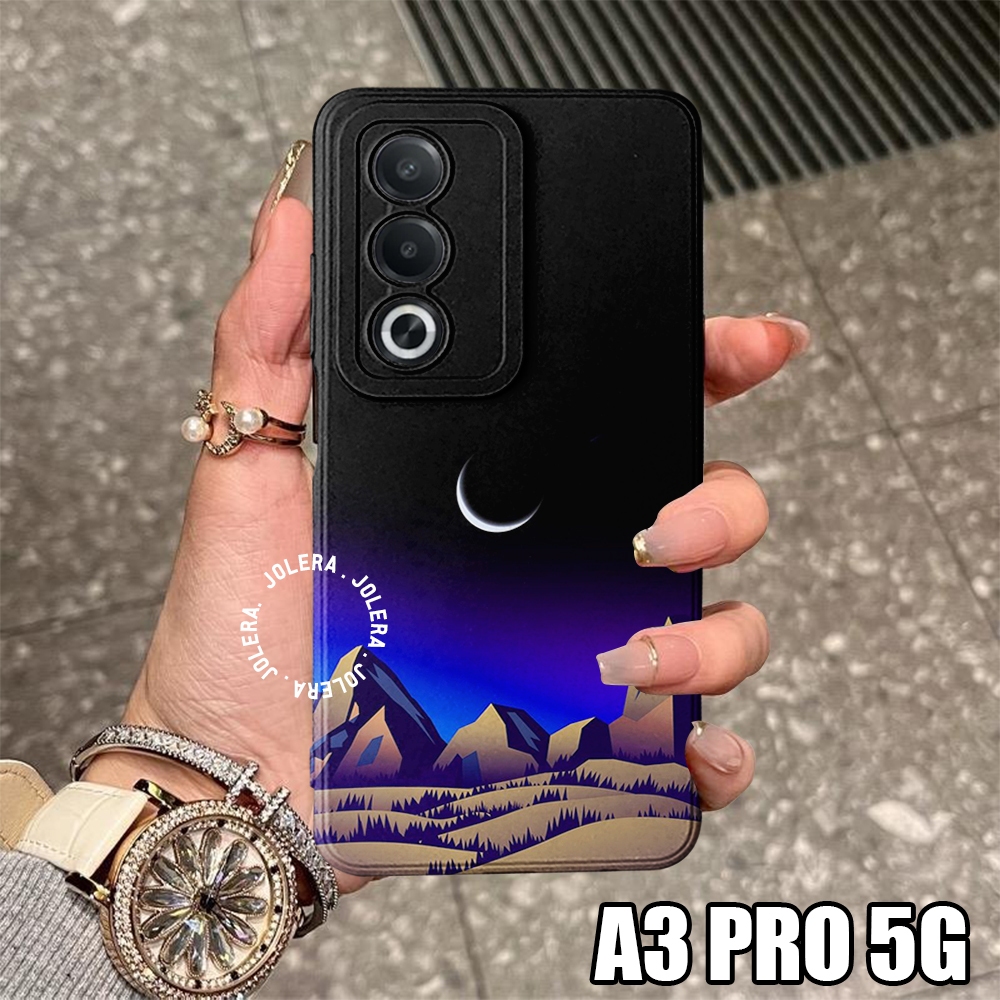 เคสสําหรับ OPPO A3 PRO 5G SOFTCASE HANDPHONE LATEST FASHION JOLERA NGHT89