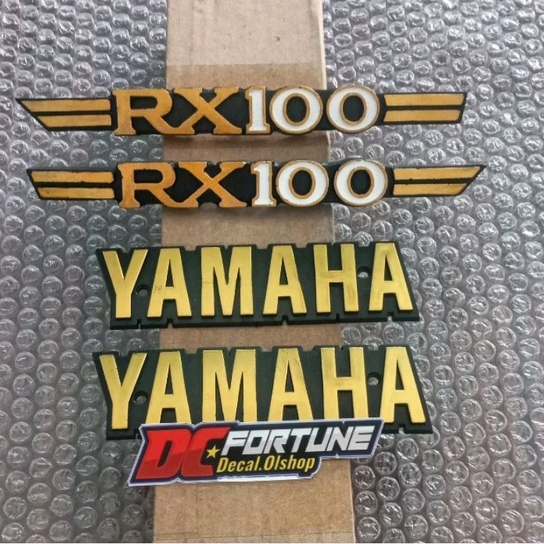 ตราสัญลักษณ์ทอง Yamaha RX 100 ชุดสัญลักษณ์เท็นกิ
