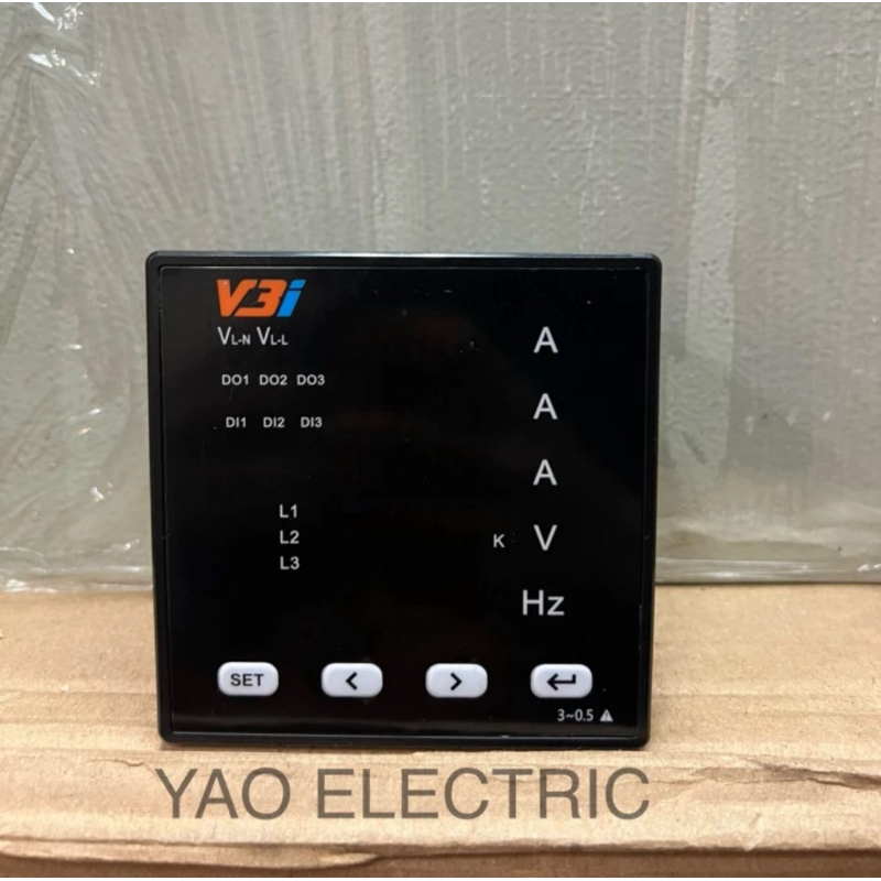 มิเตอร์แอมป์ดิจิตอล V3I 3 เฟส 5row