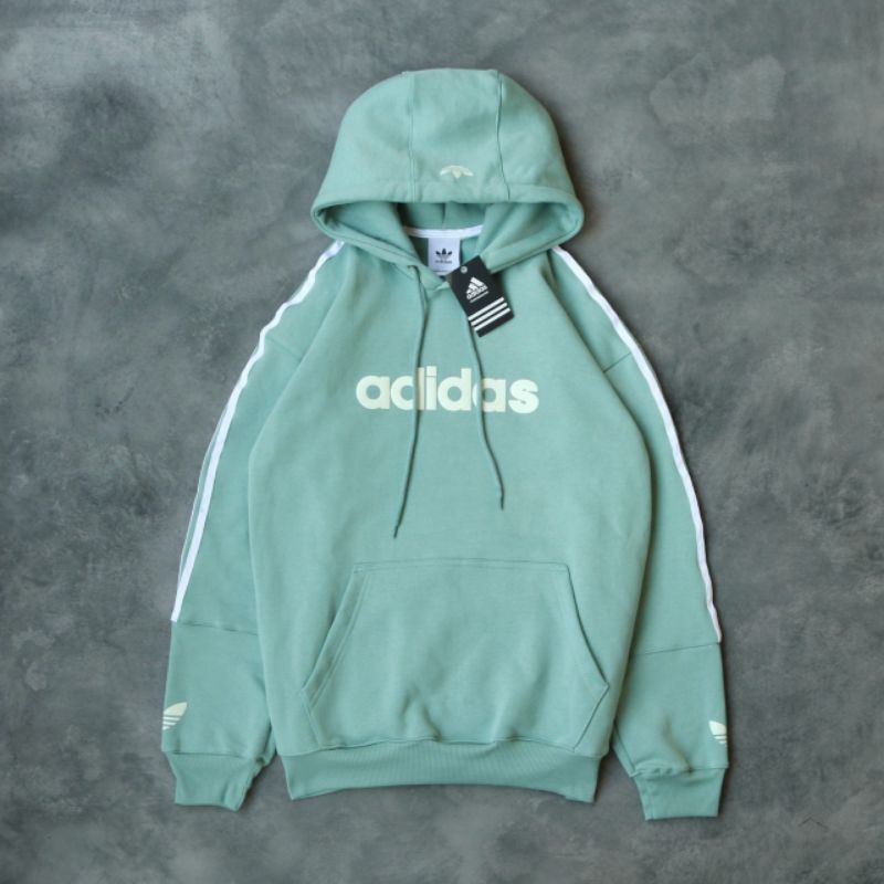 Adidas Linear Glow in Hoodie เสื้อกันหนาว // เสื้อแจ็คเก็ตมีฮู้ดผู้ชาย