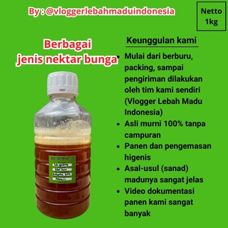 Madu Asli Hutan Liar Murni 100% Tanpa Campuran Apapun from the forests of West Java (1kg)