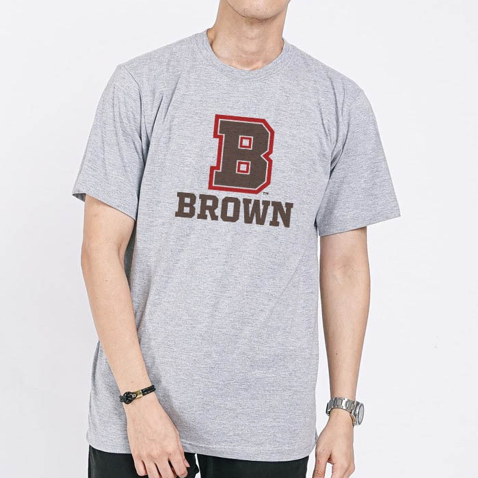 BROWN University Rhode Island USA เสื้อยืดแขนสั้น Cotton Combad พรีเมี่ยม