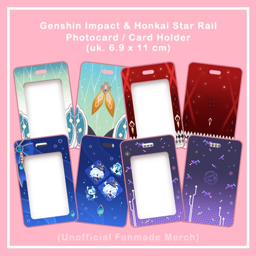 Photocard ID Card Holder สินค้า Genshin Impact Honkai Star Rail [Series fan merch]