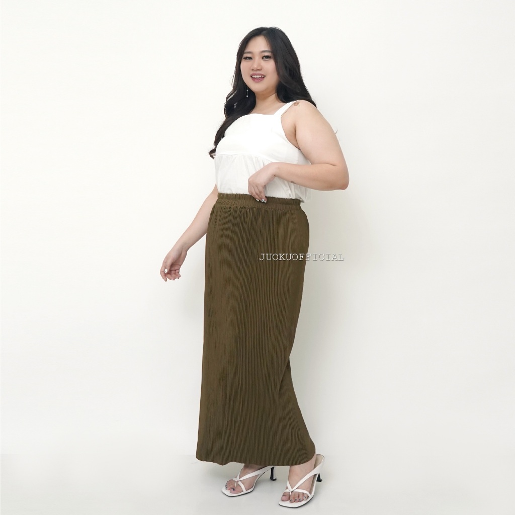 กระโปรงสปันจัมโบ้ Plisket Lidi / กระโปรงโปsket Jumbo / Plisket พรีเมี่ยม / กระโปรงพลีท ราคา ถูกที่สุด ดีลบีเคเค แกลเลอรีภาพที่ 6