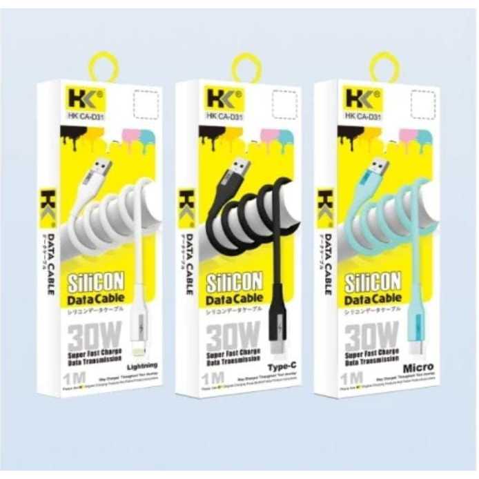 HK QUICK CAHARGING 3A D-31 DATA CABLE