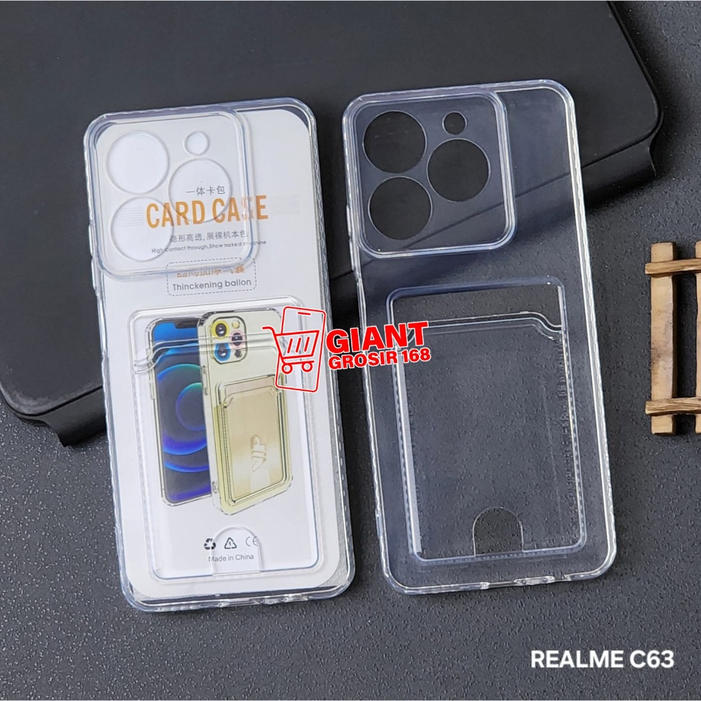 Realme C61 Realme C63 ช่องใส่การ์ดใสเคสใส่การ์ดRealme C61 Realme C63