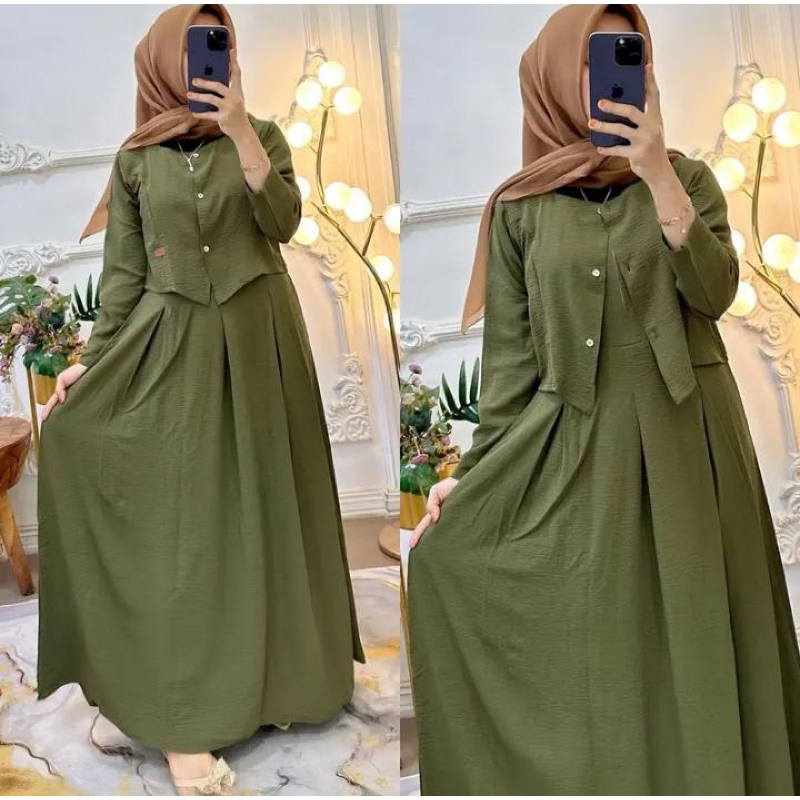 Gsmis Wsnita Idhul Fitri Jubbah Sarii ล่าสุด 2026 Deres กระโปรงยาว Bsju Hari Raya 2026 Gmoshari Raya