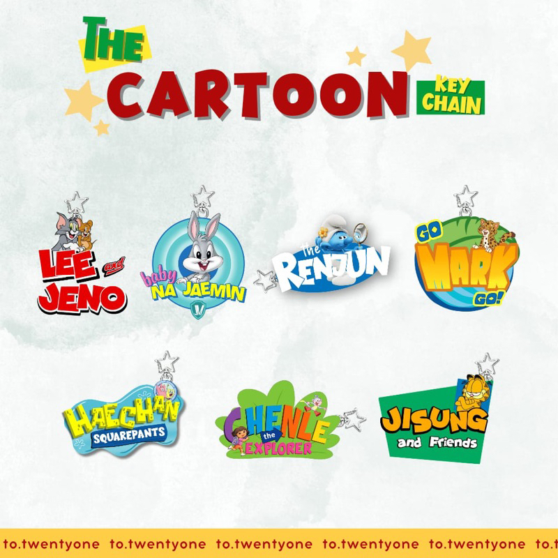 พวงกุญแจการ์ตูน nct 127 nct dream