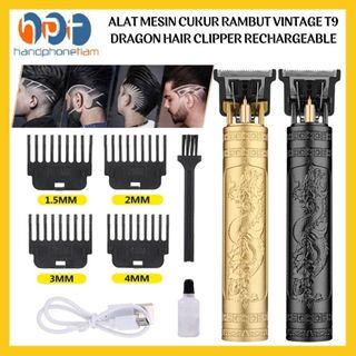 Alat Mesin Cukur Rambut Elektrik T9 Dragon Pemangkas Kumis / Hair Clipper Rechargeable Handphonetiam