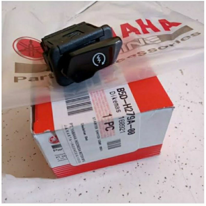 TOMBOL Yamaha Freego Mio เกียร์ 125 B5d ปุ่มสตาร์ทสวิตช์สตาร์ทเดิม B5d-h279a-00 ของแท้ Yamaha 100%
