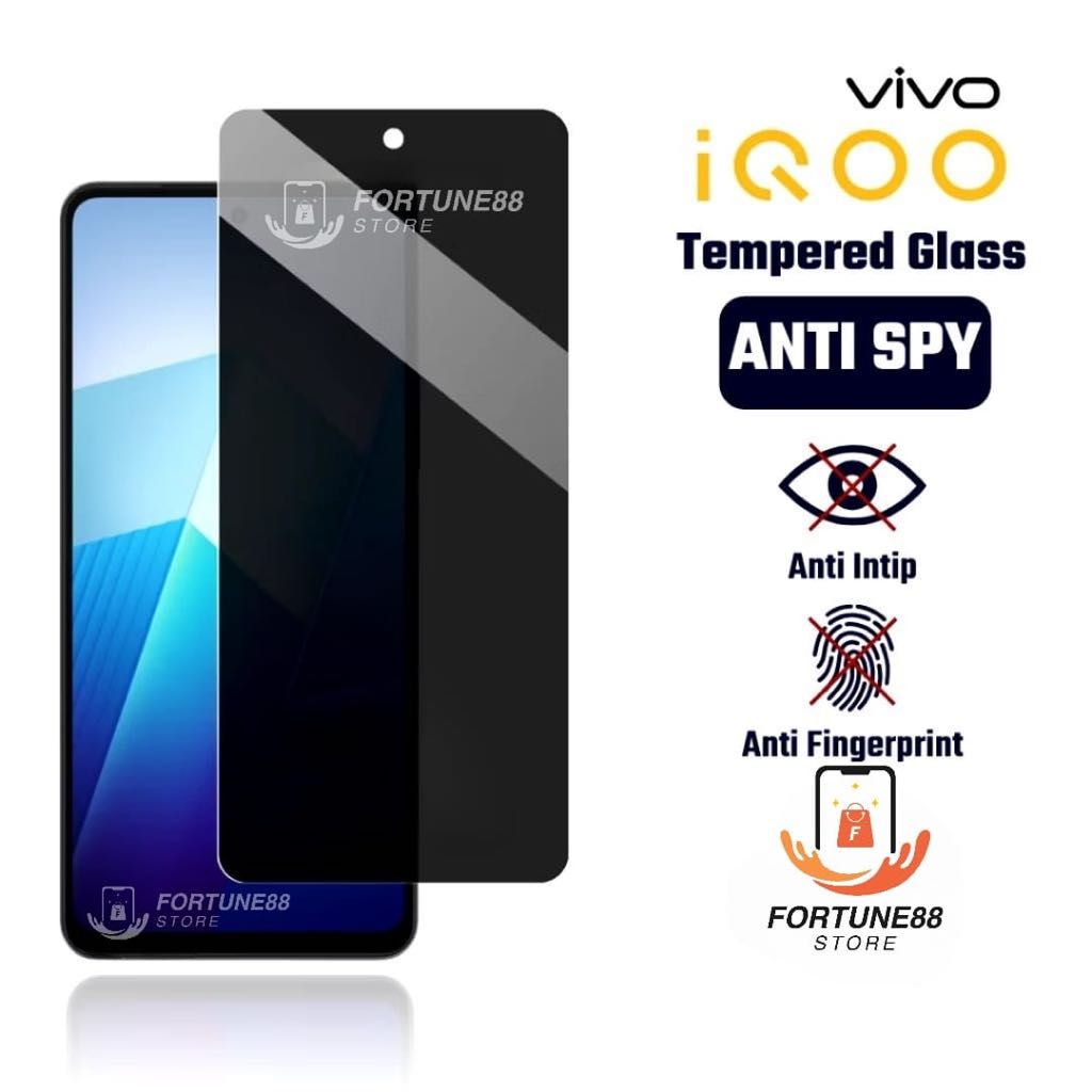กระจกนิรภัย Anti Spy Vivo Y400 Y300T Y300 Y300 5G Y200i 5G Y200E Y200 5G T3 5G iQOO Z7 5G Z7x 5G Z9 