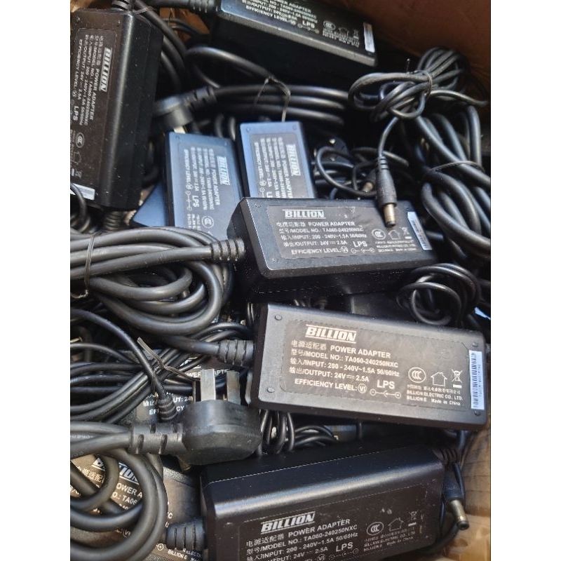 อะแดปเตอร์ 24V 2.5A LPS Billionaire ของแท้ มือสอง ปกติ