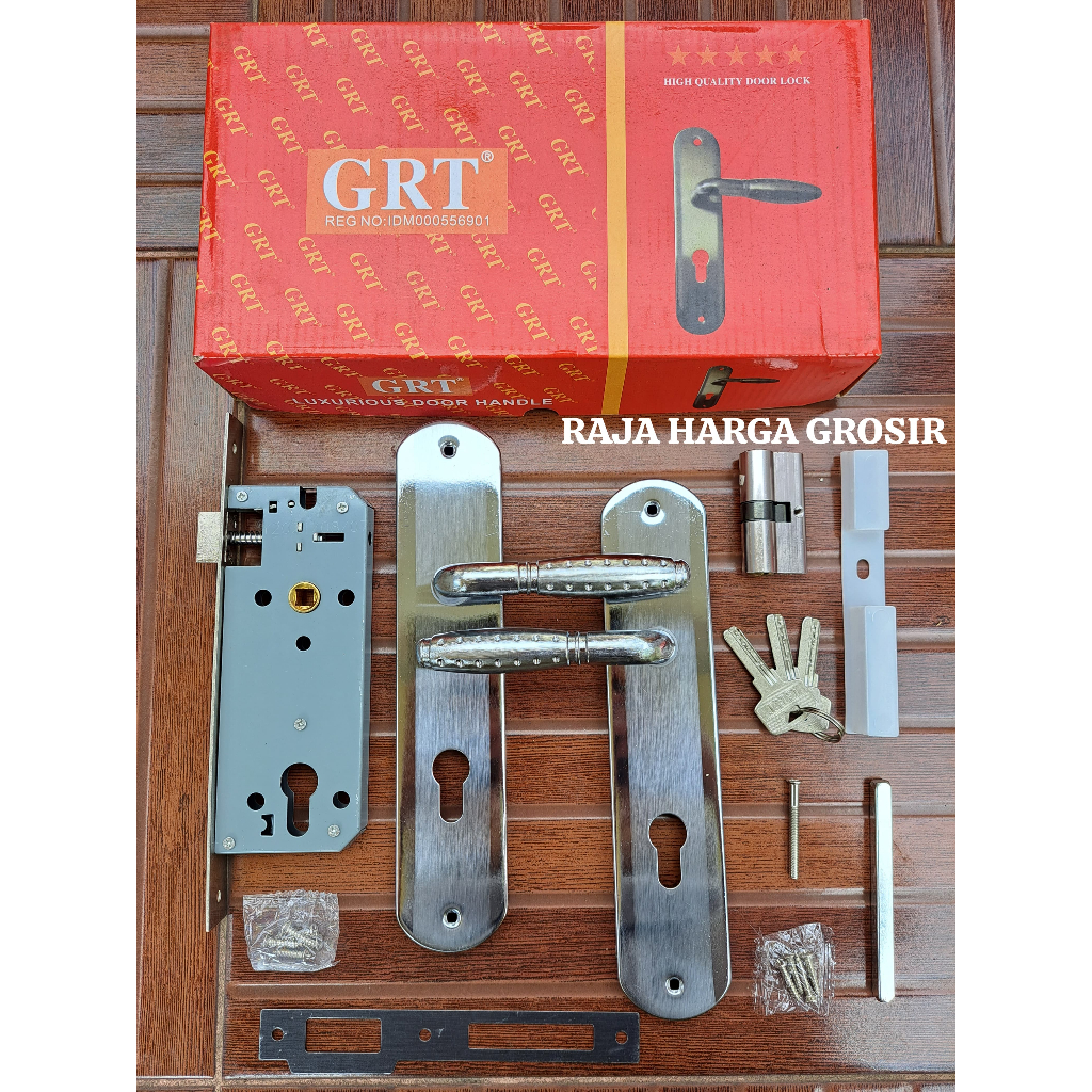 GRT L 888 SN/CP ชุดมือจับประตูขนาดใหญ่ // ประตูล็อค PULL HANDLE