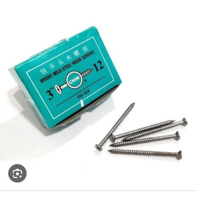 CHW WOOD SCREW NAILS บรรจุ 10 กล่อง