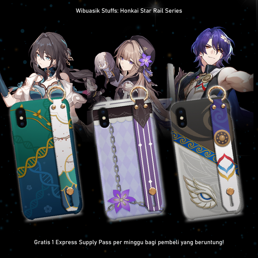 เคส Honkai Star Rail Herta Space Station Series - เคสพรีเมี่ยม - เคสอนิเมะ CUSTOME