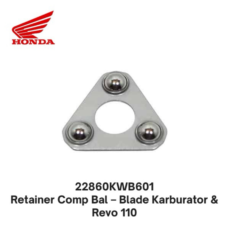 22860KWB601 Retainer Comp Bal – ใบมีดคาร์บูเรเตอร์ & Revo 110
