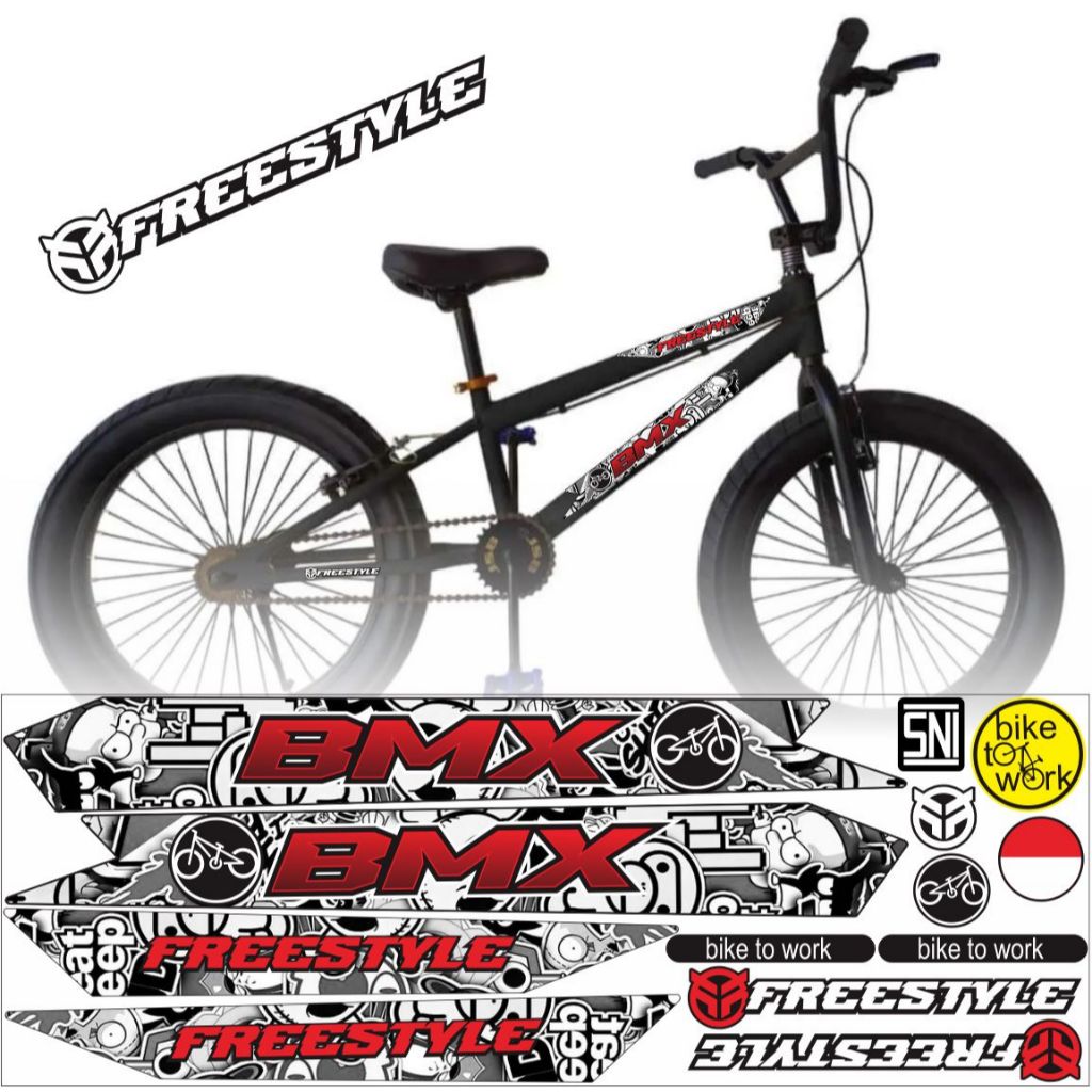 สติ๊กเกอร์ BMX/MOTORCYCLE STRIPING ใหม่ทั้งหมด BMX MOTIF