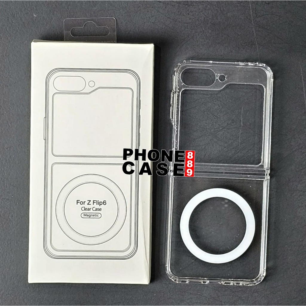 CASE SAMSUNG Z FLIP 6 CLEAR CASE MAGNETIC CASE SAMSUNG Z FLIP 6 CM-1