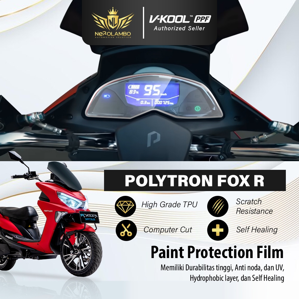 VKOOL PPF มาตรวัดความเร็ว Anti Sunburn Polytron Fox R | Nero Lambo อย่างเป็นทางการ