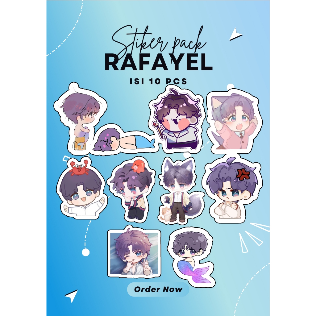 LOVE AND DEEPSPACE RAFAYEL สติ๊กเกอร์ 1 แพ็ค