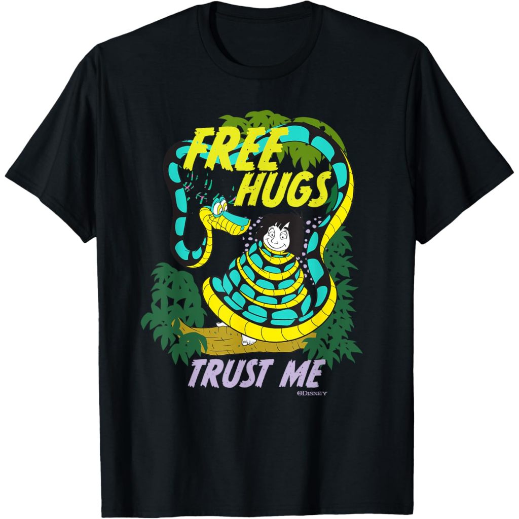 เสื้อยืดเด็ก The Jungle Book ฟรี Hugs Trust Me เสื้อยืดแฟชั่นเสื้อสําหรับชายหญิง Distro อายุ 1 2 3 4