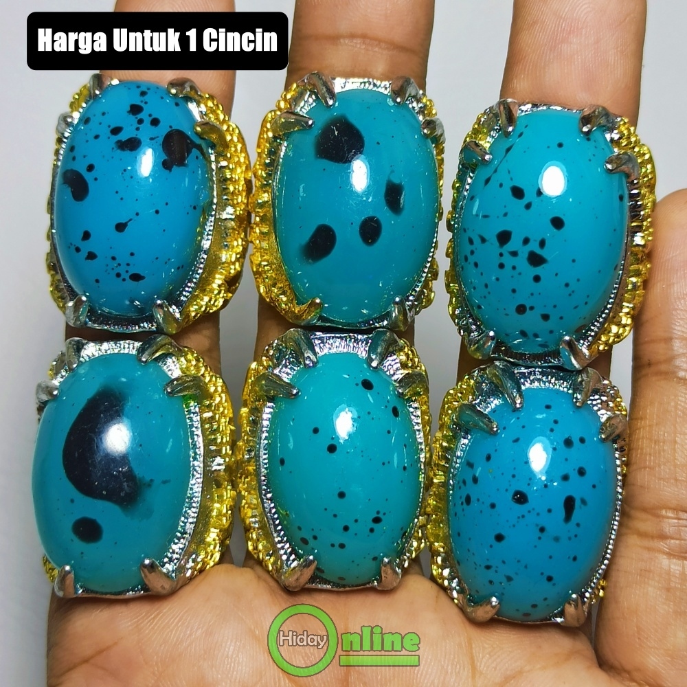 BACAN AGATE STONE RING ไม่ใช่ BACAN BLUISH TOTOL ขนาดใหญ่