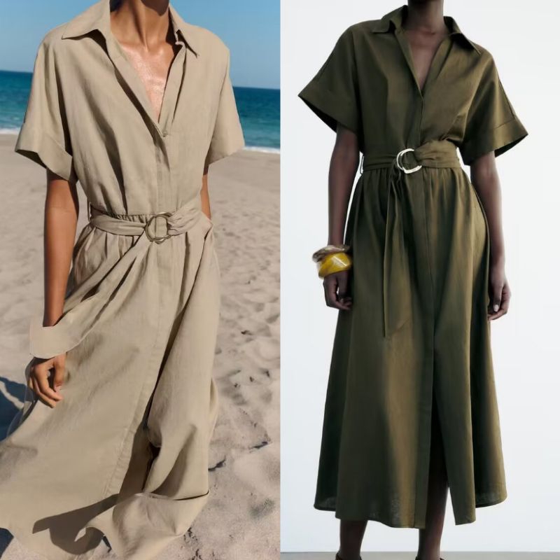 เข็มขัดคาดเอว Maxi Dress 75580 (TA)