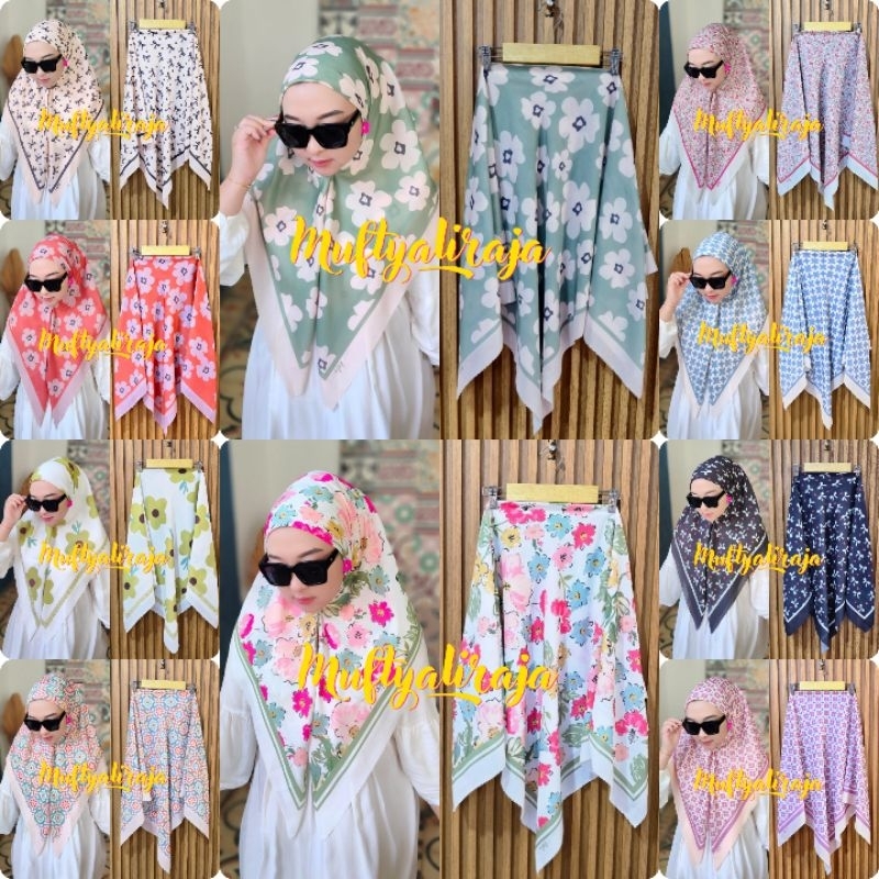 Denay KW PREMIUM motif rectangular hijab denay QUARTER motif สี่เหลี่ยมผืนผ้า hijab denay ธรรมดาล่าสุด motif veil