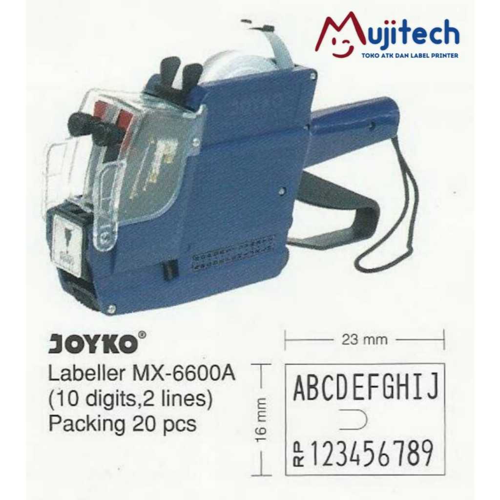 ราคา LABEL Tool MX 6600A 2 แถว 10-DIGITS MX6600A