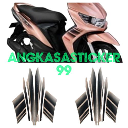 สติ๊กเกอร์ striping Soul GT 125 Soul GT 2011 สีทอง