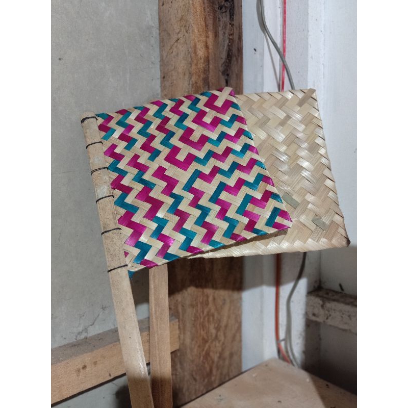 BAMBOO FAN BAMBOO ILIR HAND FAN SATIN FAN TRADITIONAL FAN COLORFUL FAN PLAIN FAN