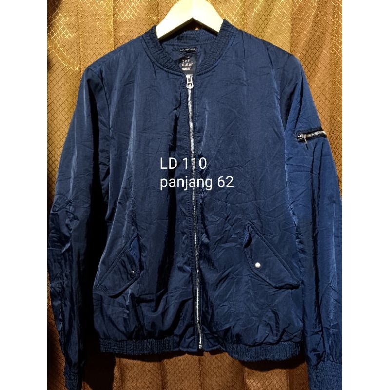 Zara Man Navy แจ็คเก็ตกันน้ํา Zara Man แจ็คเก็ตกระเป๋าด้านข้าง Zara Man Navy ขี่แจ็คเก็ต Zara Man Na