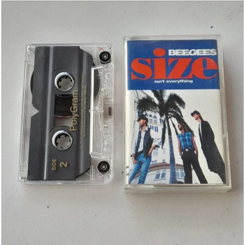 เทปคาสเซ็ท Bee Gees Size Is Buttonscarves Everything ORIGINAL PolyGram Cassette Tape