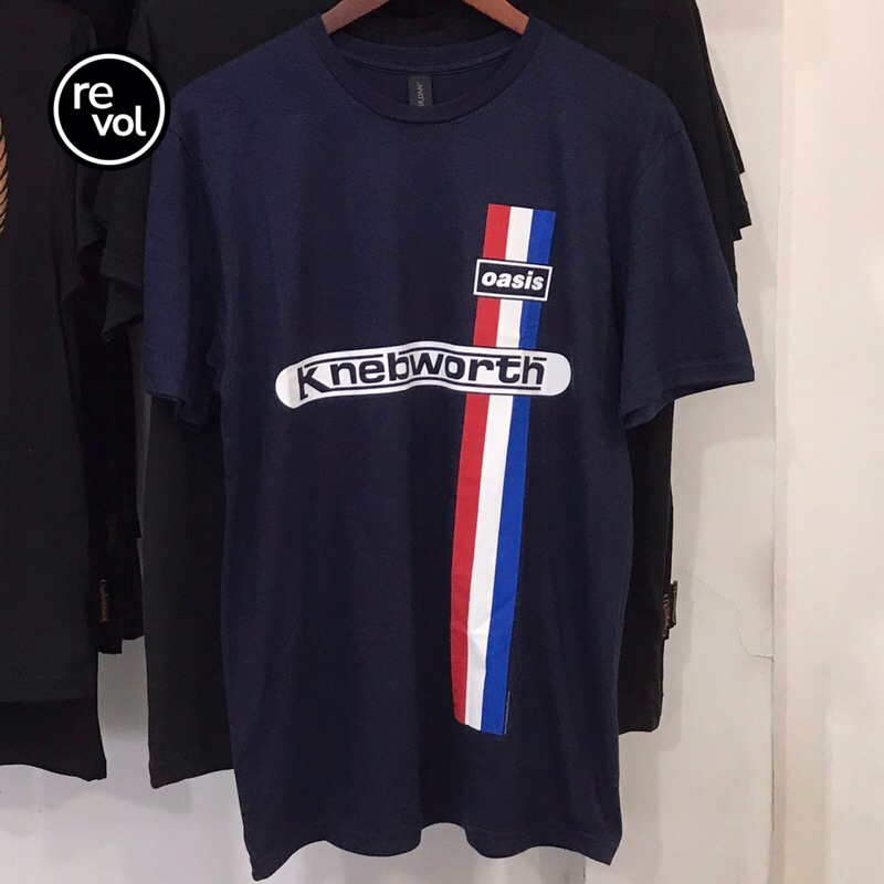 Official OASIS BAND KAOS - KNEBWORTH VERTICAL STRIPE (ORIGINAL MERCHANDISE)