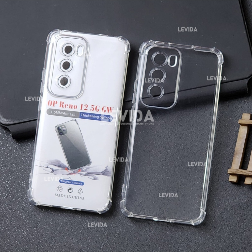 Oppo Reno 12 5G Oppo Reno 12 Pro Oppo Reno 12F 5G Soft Case ถุงลมนิรภัยเคสใส Oppo Reno 12 5G Oppo Re