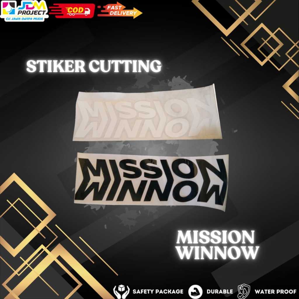 สติ๊กเกอร์ตัด MISSION WINNOW โฮโลแกรม / สติ๊กเกอร์ MISSION WINNOW