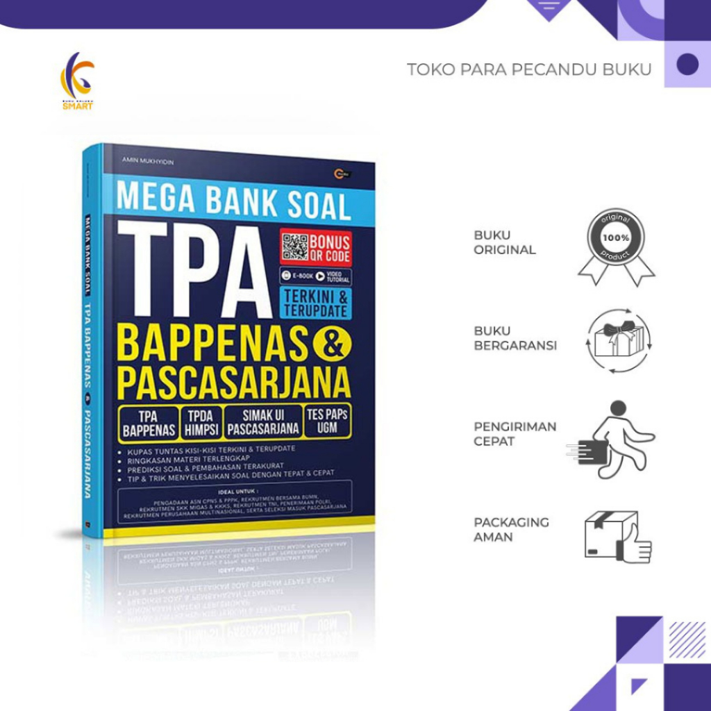 MEGA BANK OF QUESTIONS สําหรับ BAPPENAS & POST-PAID - สื่อ - Bukukaluku Smart