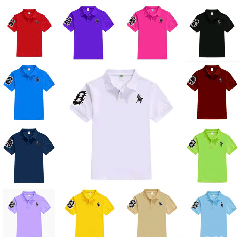 เสื้อโปโลเด็ก/เสื้อคอปกเด็กผู้ชาย/เด็กผู้หญิง/เสื้อ หวังกิ เด็ก/เสื้อโปโลมูฟ ม้า