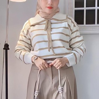 SWEATER RAJUT POLO PITA MOTIF BLASTER