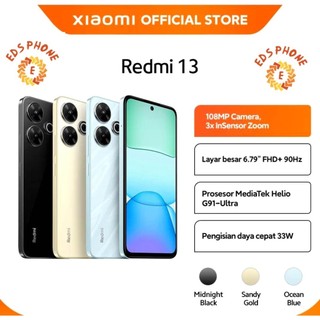 REDMI 13 8/128 GB GARANSI REMI NO REEPACK