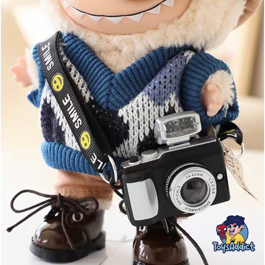 อุปกรณ์เสริมกล้อง Pumpkin Exiting Macaron V1 / Camera Labubu Have a Seat V2 / Accessories Labubu The