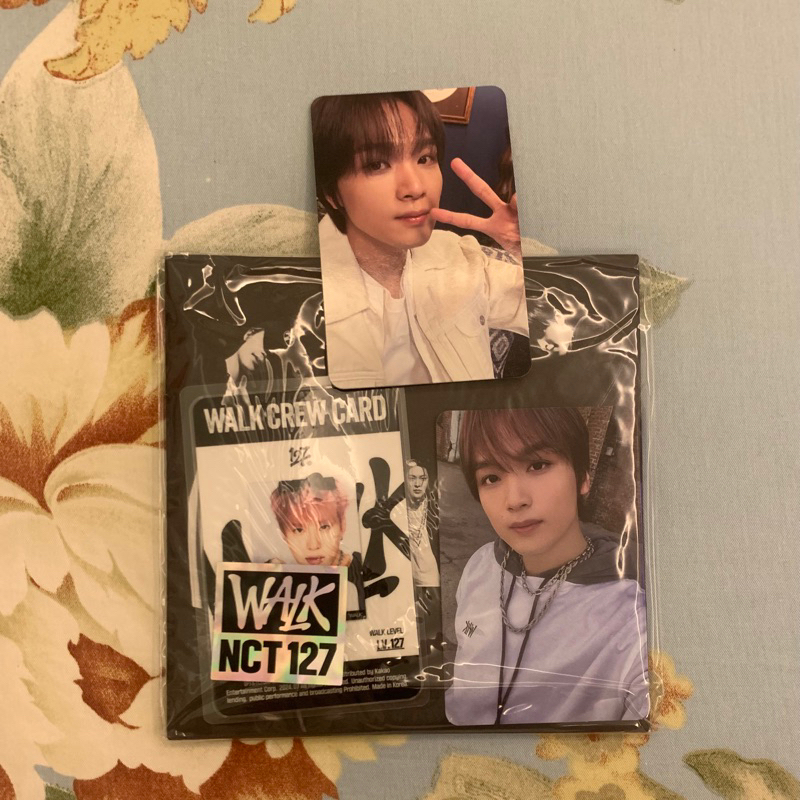 NCT 127 UNSEALED ALBUM WALK โปสเตอร์รุ่น PC POB FANSIGN THEND X KPOPMERCH HAECHAN JUNGWOO