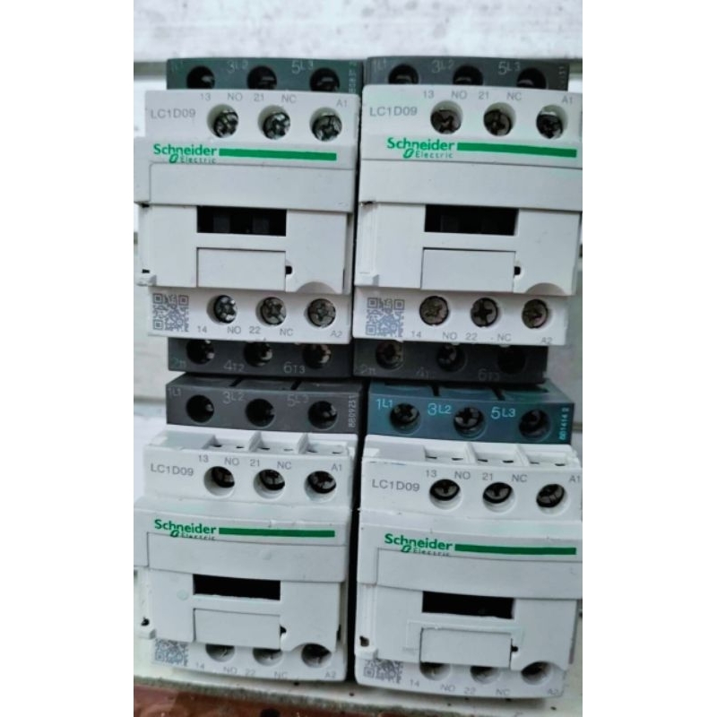 คอนแทคเตอร์ lc1d09 lc1d12 lc1d18 lc1d25 lc1d32 /25Amper 3p 220V/380V/24V/25a/40a/50a เดิม