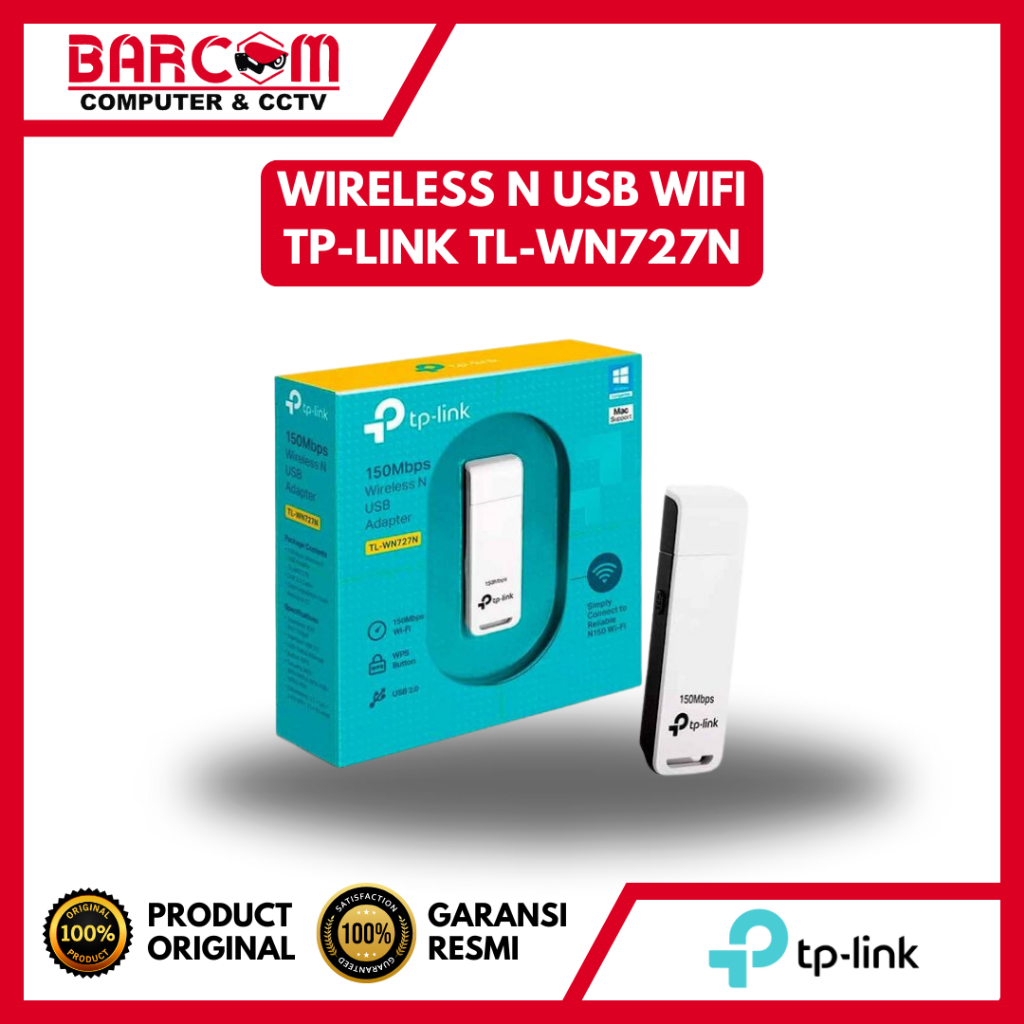 TL-WN727N WIRELESS N USB WIFI ADAPTER - TP-LINK ดั้งเดิม