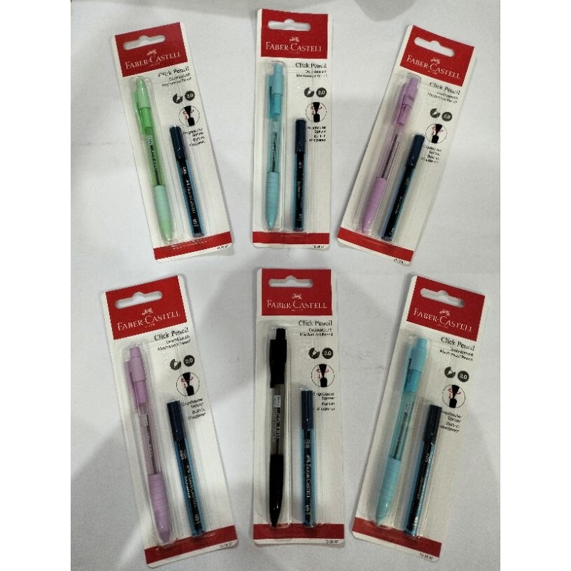 FABER CASTEL BRAND 2.0 MECHANICAL PENCIL CLICK PENCIL PRINT PENCIL