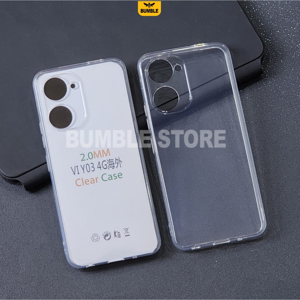 Bumble - Vivo Y03 Vivo Y03T Softcase Clear Case Bening 2.0mm Case Vivo Y03 Vivo Y03t