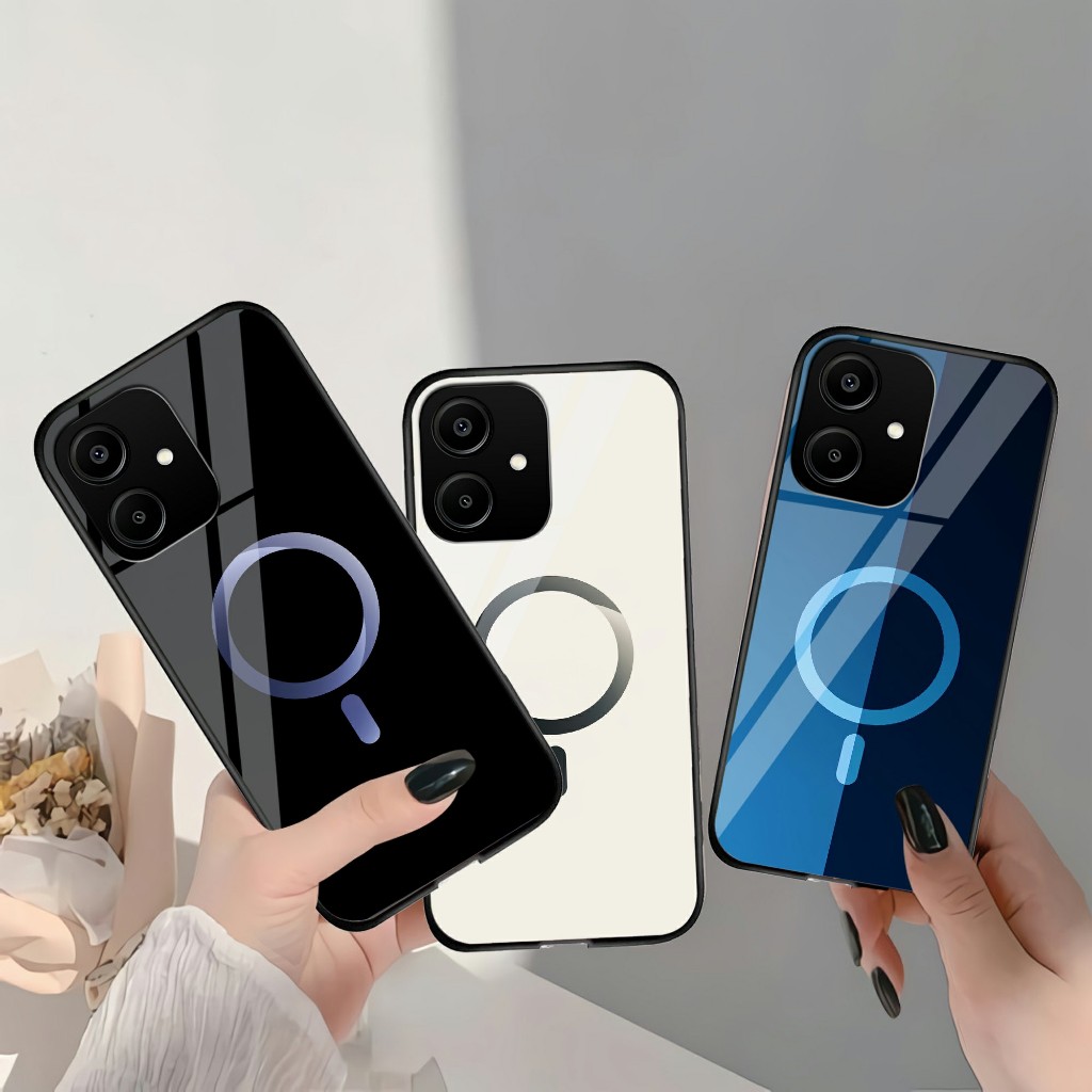 เคสกระจก HP Samsung A06 A05 A05s - เคสโทรศัพท์ Samsung A06 A05 A05s (U256)