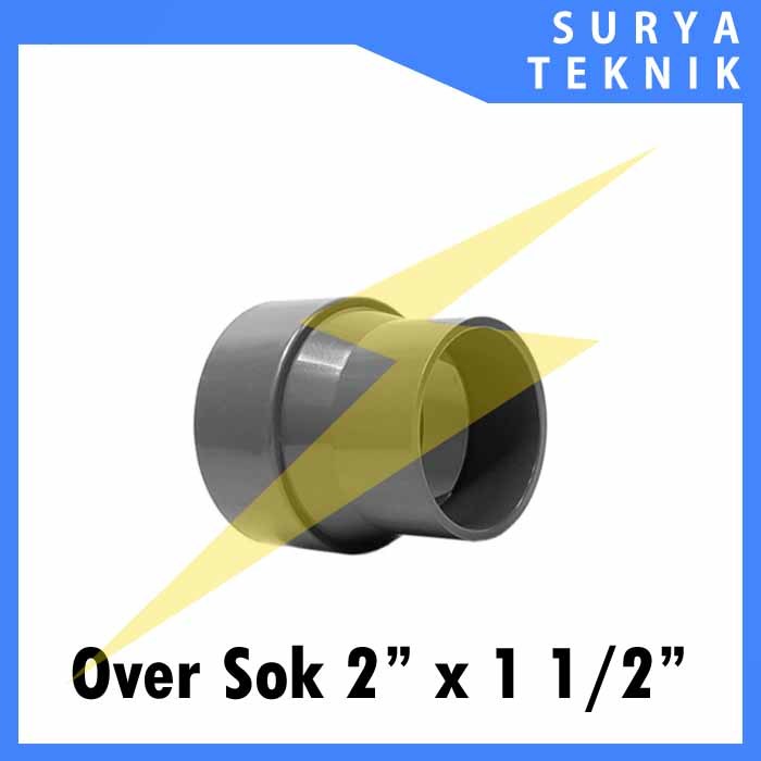 ถุงเท้าทับ/ลด 2" x 1 1/2" D Rucika / Over Sok Rucika